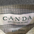 CANDA チェック シャツ メンズ import:L