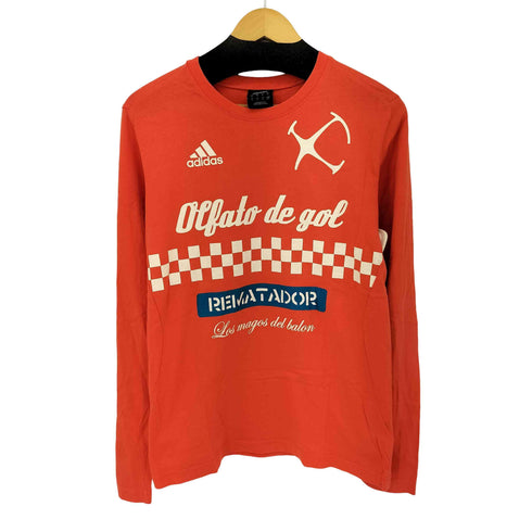 アディダス adidas REMATADOR 両面プリント 長袖Tシャツ メンズ M