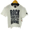 アディダス adidas 袖刺繍 ROCK YOUR CITY フロントプリントクルーネック半袖Tシャツ レディース JPN:M