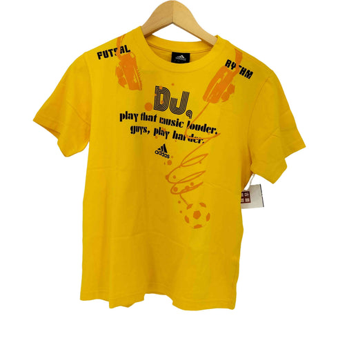 アディダス adidas ペイントデザイン フロントプリントクルーネック半袖Tシャツ メンズ JPN:M
