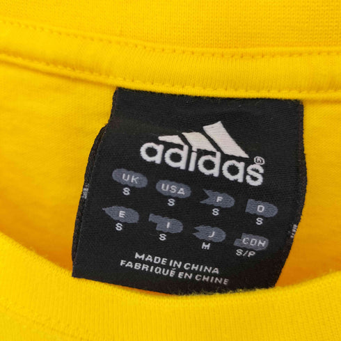 アディダス adidas ペイントデザイン フロントプリントクルーネック半袖Tシャツ メンズ JPN:M