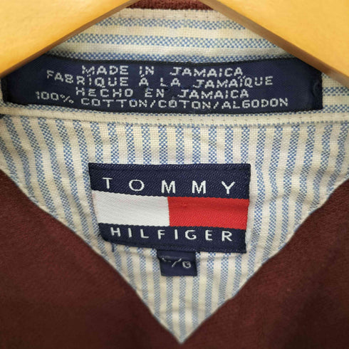 トミーヒルフィガー TOMMY HILFIGER エンブレム刺繍ロゴ ポロシャツ メンズ L