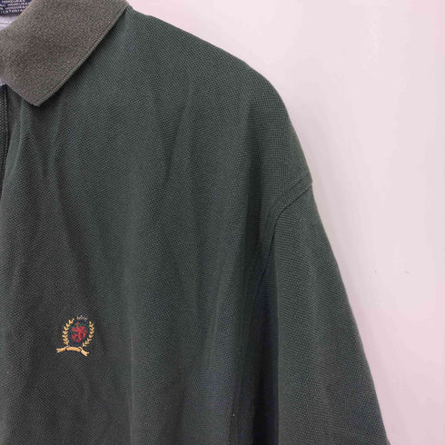 トミーヒルフィガー TOMMY HILFIGER エンブレム刺繍ロゴ ポロシャツ メンズ L