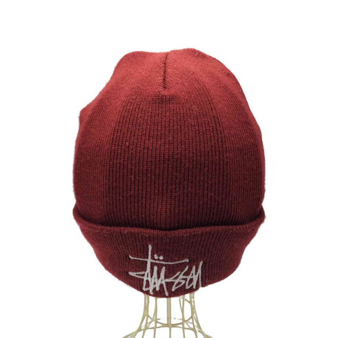 ステューシー Stussy BIG ストックロゴ 刺繍 ニット キャップ ビーニー メンズ