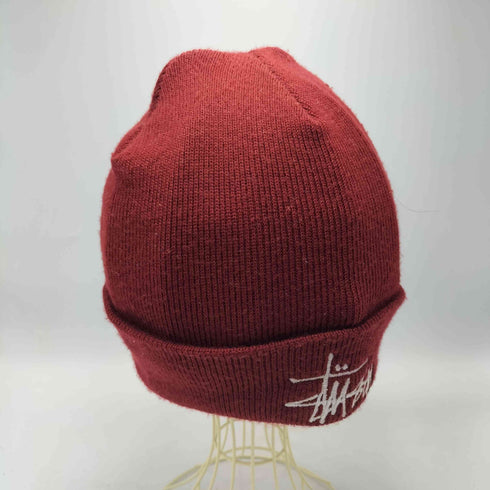 ステューシー Stussy BIG ストックロゴ 刺繍 ニット キャップ ビーニー メンズ