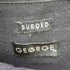 ジョージ GEORGE 90S SUEDED ソフト スエード ポケット L/S レギュラーカラー シャツ メンズ import:L