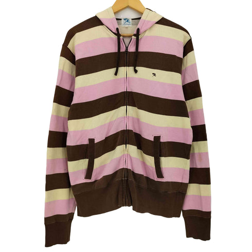 アーノルドパーマー Arnold Palmer ボーダー ジップパーカー メンズ JPN:3