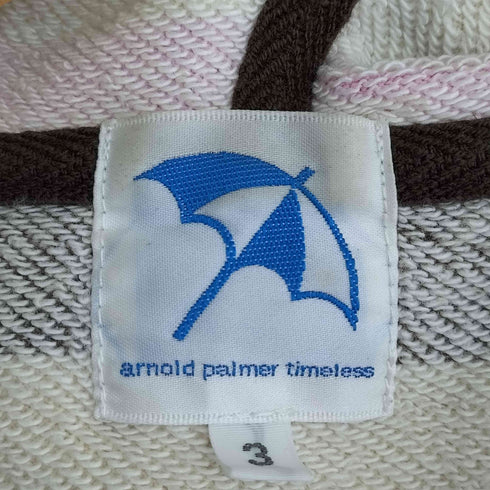 アーノルドパーマー Arnold Palmer ボーダー ジップパーカー メンズ JPN:3