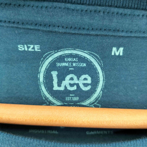 リー Lee Regular fit ロゴプリントクルーネック半袖Tシャツ メンズ M