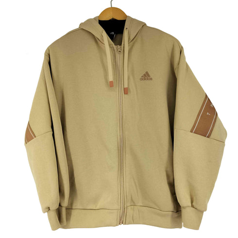 アディダス adidas スウェットパーカー ワーディング ルーズフィット フリース フルジップパーカー メンズ