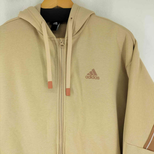 アディダス adidas スウェットパーカー ワーディング ルーズフィット フリース フルジップパーカー メンズ