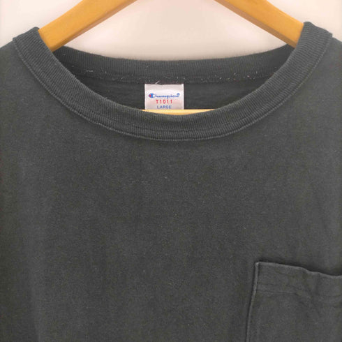チャンピオン Champion T1011 ポケット付き ロングスリーブ Tシャツ メンズ import:L