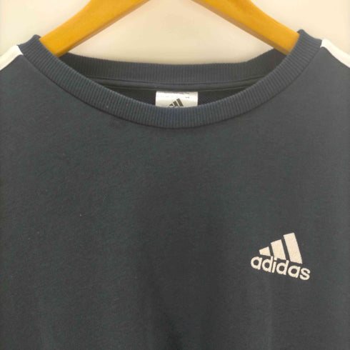 アディダス adidas Essentials French Terry 3-Stripes Sweatshirt メンズ import:M