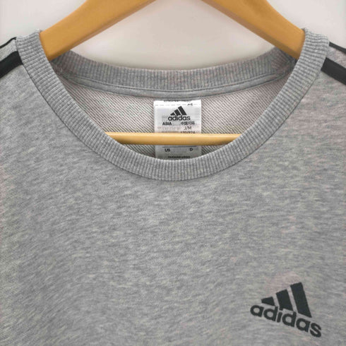 アディダス adidas Essentials French Terry 3-Stripes Sweatshirt メンズ import:M