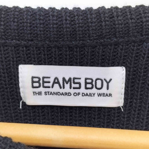 ビームスボーイ BEAMS BOY 22AW ミリタリーショートプルオーバーニット レディース