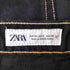 ザラ ZARA ステッチデザイン ロールアップ ワイド デニム パンツ レディース EUR:34