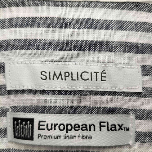 シンプリシテェ SIMPLICITE 24SS フレンチリネン レギュラーシャツ レディース FREE