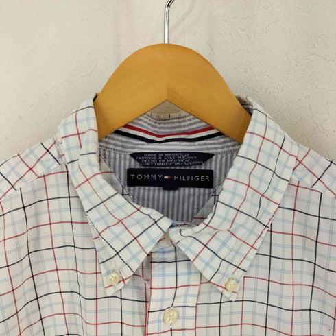 トミーヒルフィガー TOMMY HILFIGER チェック S/S BDシャツ メンズ import:L