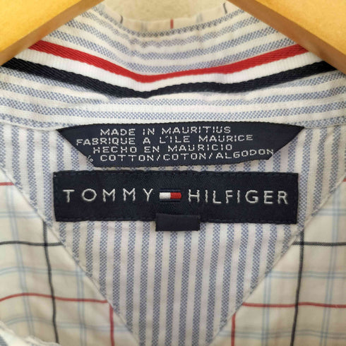 トミーヒルフィガー TOMMY HILFIGER チェック S/S BDシャツ メンズ import:L