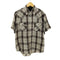 プレインズ PLAINS チェック S/S ウエスタンシャツ メンズ import:L