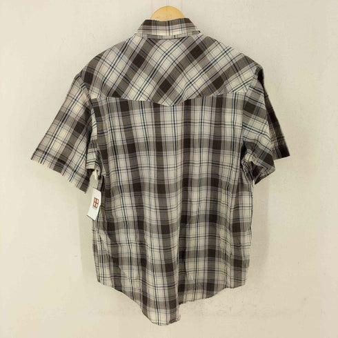 プレインズ PLAINS チェック S/S ウエスタンシャツ メンズ import:L