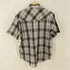 プレインズ PLAINS チェック S/S ウエスタンシャツ メンズ import:L