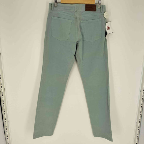 サルヴァトーレフェラガモ Salvatore Ferragamo イタリア製 カウレザーパッチ モールスキン 5ポケット ストレート パンツ メンズ EUR:50