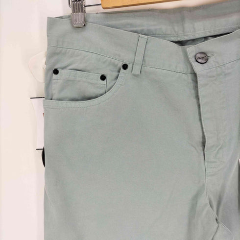 サルヴァトーレフェラガモ Salvatore Ferragamo イタリア製 カウレザーパッチ モールスキン 5ポケット ストレート パンツ メンズ EUR:50