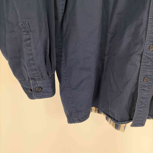 エルエルビーン L.L.Bean TRADITIONAL FIT 裏地タータンチェック コットン シャツ ジャケット メンズ import:XXL