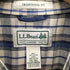 エルエルビーン L.L.Bean TRADITIONAL FIT 裏地タータンチェック コットン シャツ ジャケット メンズ import:XXL
