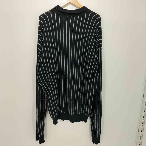ステューシー Stussy 23AW LIGHT WEGHT L/S ZIP POLO ジップアップ ニット ポロ メンズ import:XXL