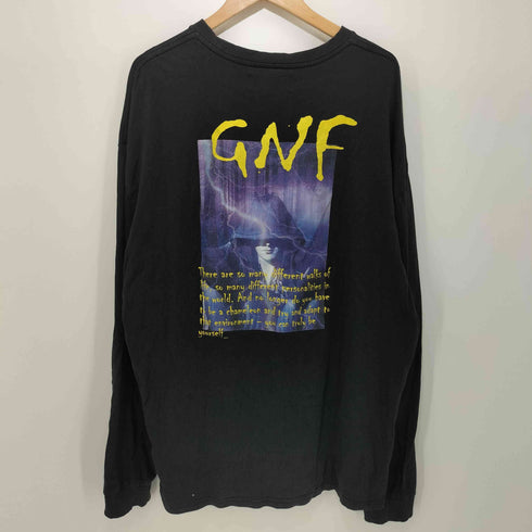 Gotnofears 両面プリント L/S クルーネック Tシャツ メンズ import:L
