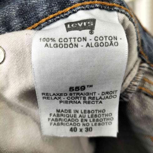 リーバイス Levis 559 ボタン裏3405刻印 RELAXED STRAIGHTジップフライデニムパンツ メンズ W40L30