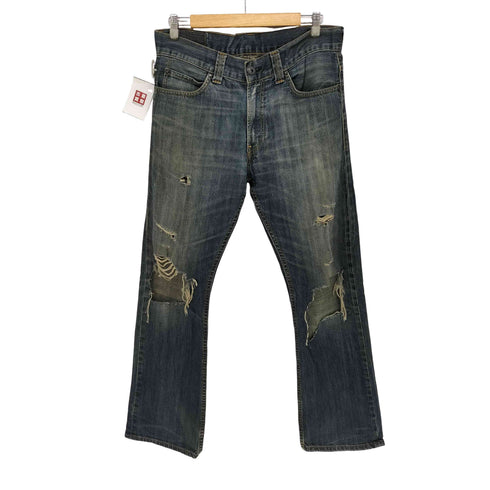 リーバイス Levis ボタン裏4016 506 ダメージ加工 デニム ストレート パンツ メンズ W36 L32