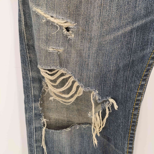 リーバイス Levis ボタン裏4016 506 ダメージ加工 デニム ストレート パンツ メンズ W36 L32