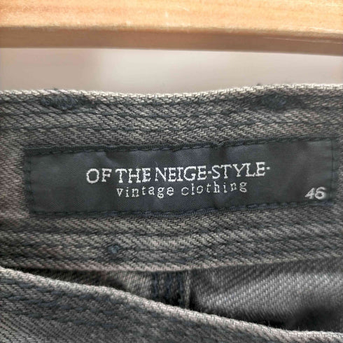 オブザネージュスタイル OF THE NEIGE STYLE ダメージフレアデニム メンズ