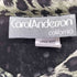 CarolAndeson レオパード ビーズフリンジ レーヨン混 L/S シャツ ブラウス レディース