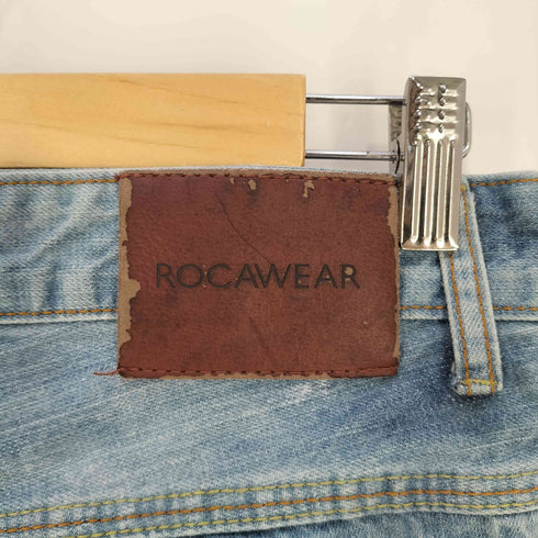 ロカウェア Rocawear BAGGY SHORT FIT 刺繍 デニム ショート パンツ ショーツ メンズ W30