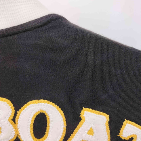 BENZ JEANS レーシングワッペン ハイネック ダブルジップ トレーナー メンズ import:L