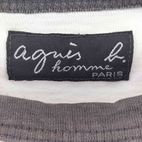 アニエスベーオム Agnes b.homme L/S ボーダーTシャツ メンズ