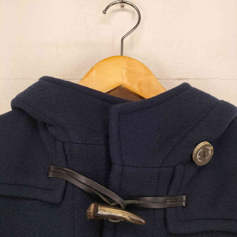 トーマスバーバリー Thomas Burberry ウールダッフルコート レディース M