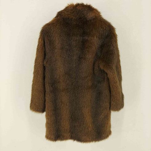 ザラ ZARA フェイクファーコート レディース import:M