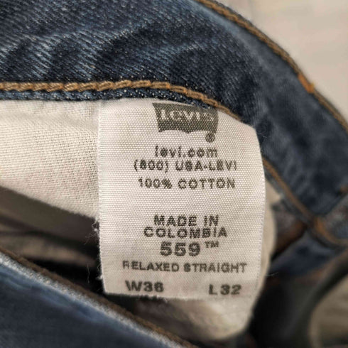 リーバイス Levis 559 ボタン裏4051刻印 ジップフライデニムパンツ メンズ W36L32