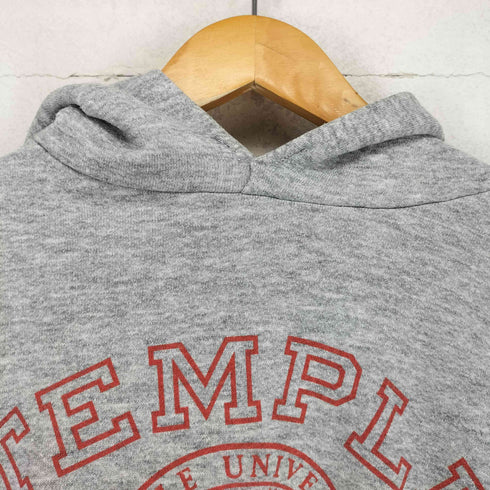 ソフィー SOFFE 90S TEMPLE UNIVERSITY カレッジロゴプリントプルオーバーパーカー メンズ L