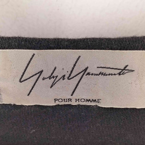 ヨウジヤマモトプールオム Yohji Yamamoto POUR HOMME 16AW スカルプリント ヘンリーネックカットソー Y2K archive メンズ JPN:3