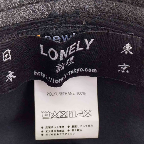 ロンリー LONELY 論理 ロゴ刺繍バケットハット メンズ