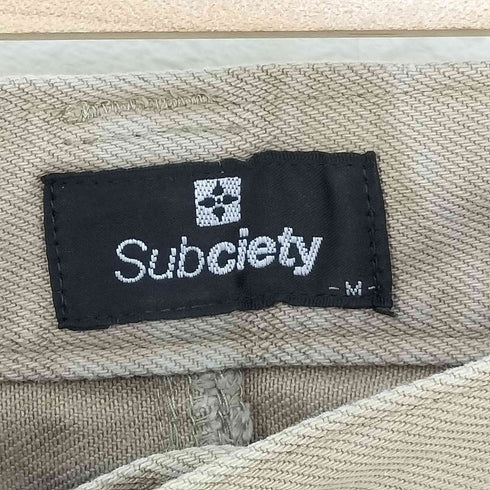サブサエティ Subciety 刺繍 チノパンツ メンズ JPN:M