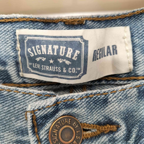 リーバイス Levis ボタン裏3455刻印 SIGNATURE REGULAR ジップフライデニムパンツ メンズ W32L32