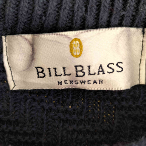 ビルブラス BILL BLASS USA製 クルーネックコットンニット メンズ import:L
