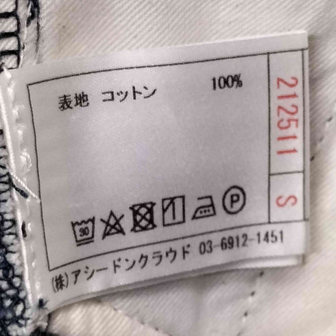 アシードンクラウド ASEEDONCLOUD ワイドトラウザーデニムパンツ レディース JPN:S